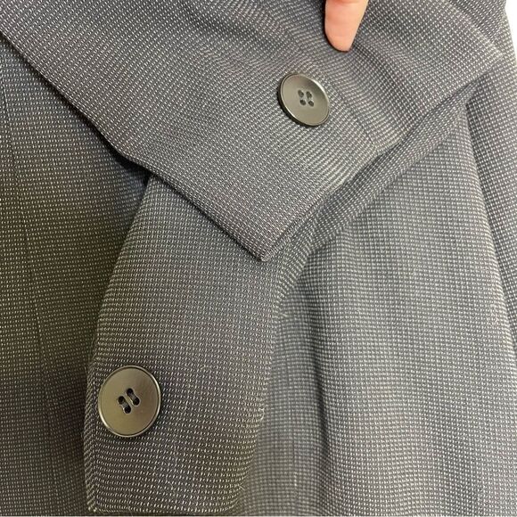 Maxmara Textured One Button Suit Jacket Blazer 14 - Picture 3 of 7